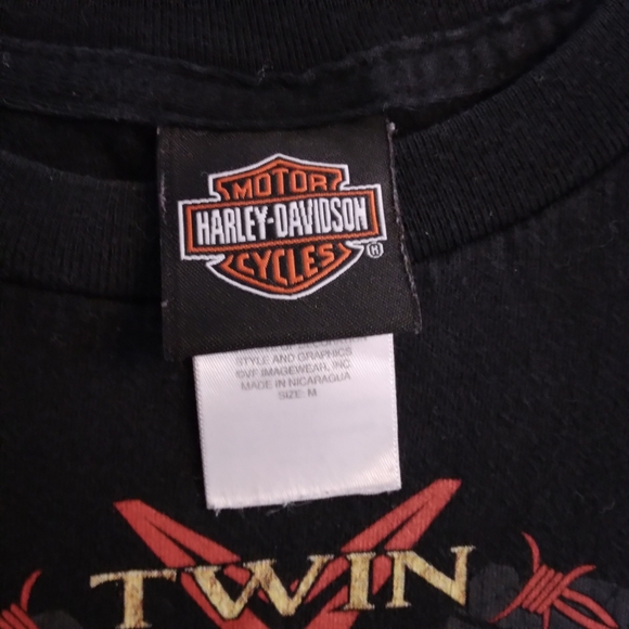 Harley-Davidson Indy West Men's Black Tee- Medium - Picture 7 of 9